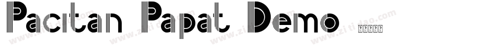 Pacitan Papat Demo字体转换